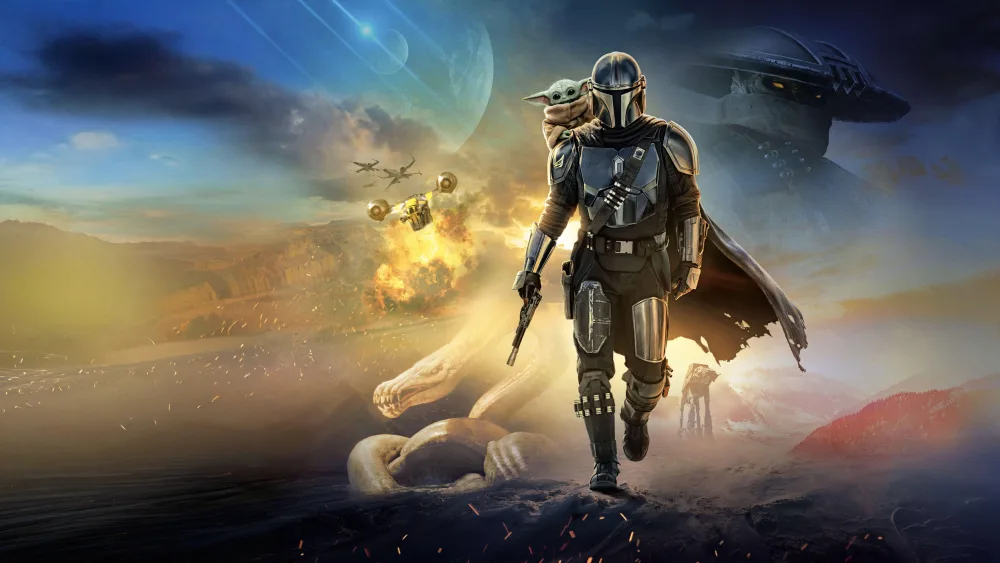 The Mandalorian and GroguMovie
